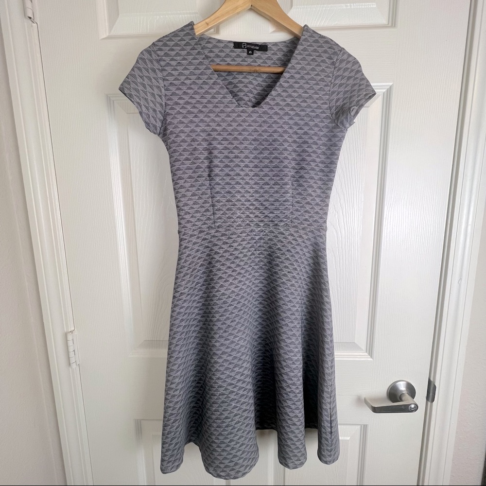 Gray XS Annabelle Professional Dress
